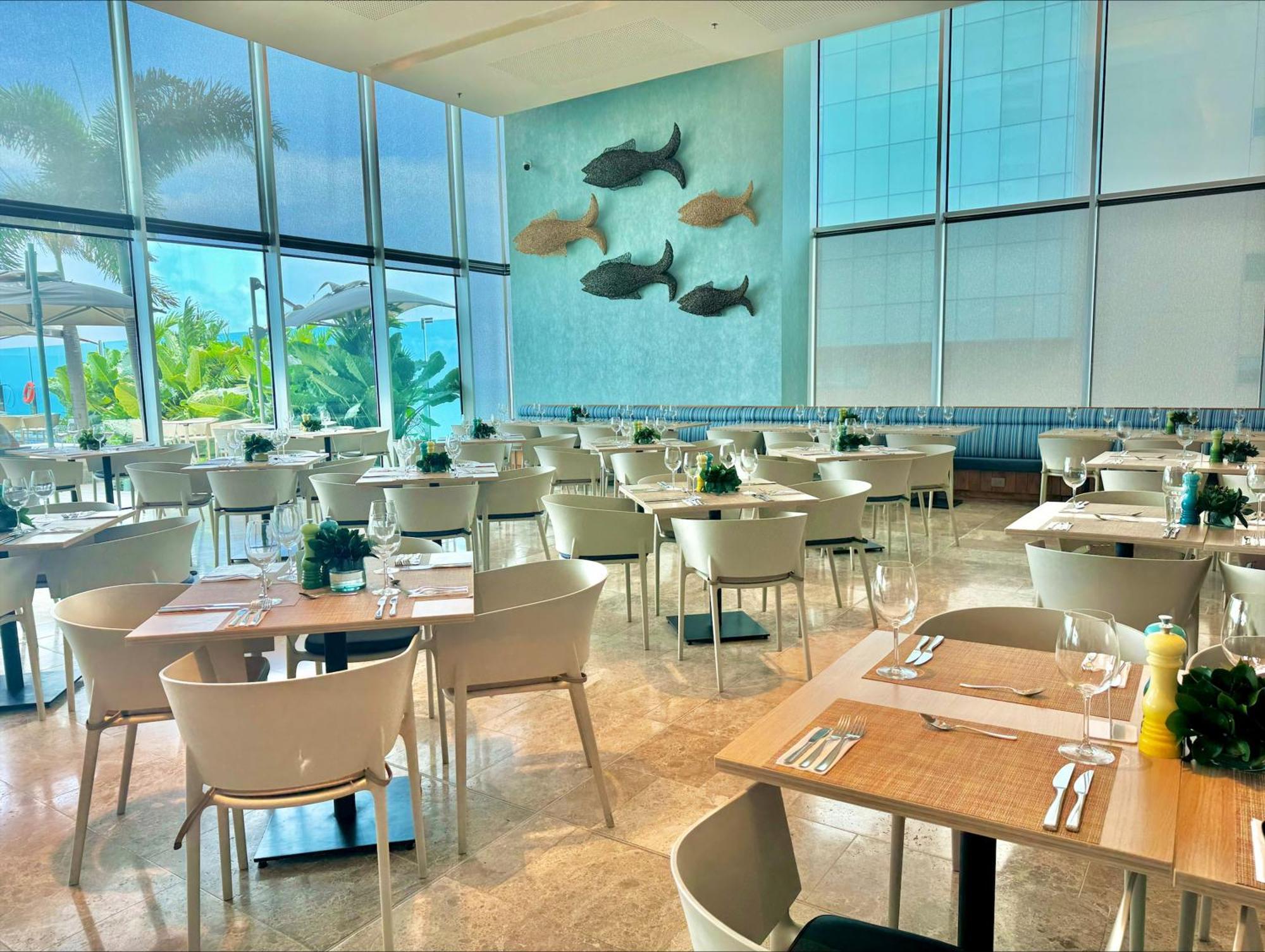 Estelar Cartagena De Indias Hotel Y Centro De Convenciones Exteriér fotografie The interior of the restaurant