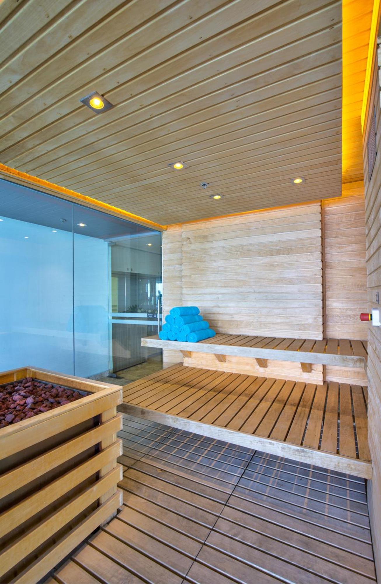 Estelar Cartagena De Indias Hotel Y Centro De Convenciones Exteriér fotografie A modern Finnish sauna